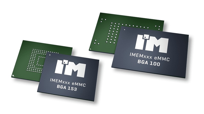 eMMC, 11.5x13 153 ball, 128GB, -40°C to 85°C