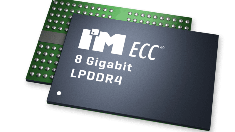 ECC LPDDR4, 4Gb, 1.1V, 128Mx32, 1600MHz (3200Mbps), -40C to +95C, FBGA-200